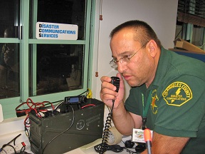 Stuart Gorsky, Director of the Gardena Disaster Communications Service. T-61 La County Disaster Communications Service